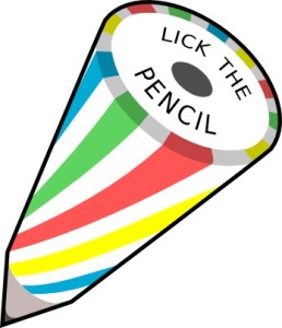 Lick the pencil logo