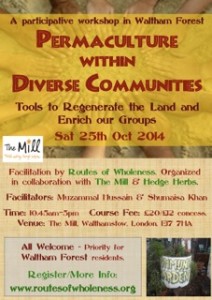 Permaculture within Diverse Communities Walthamstow