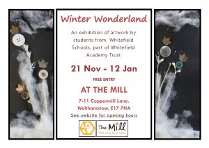 Whitefield Schools exhibition poster