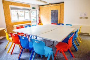 Garden room conference table