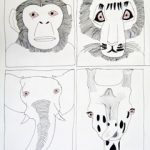 Staring animals