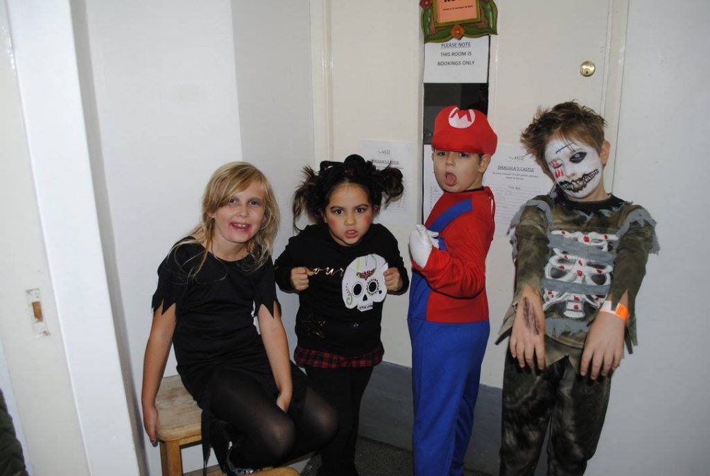 Group of children in costume