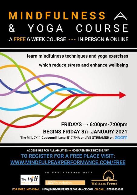 Free mindfulness & yoga course