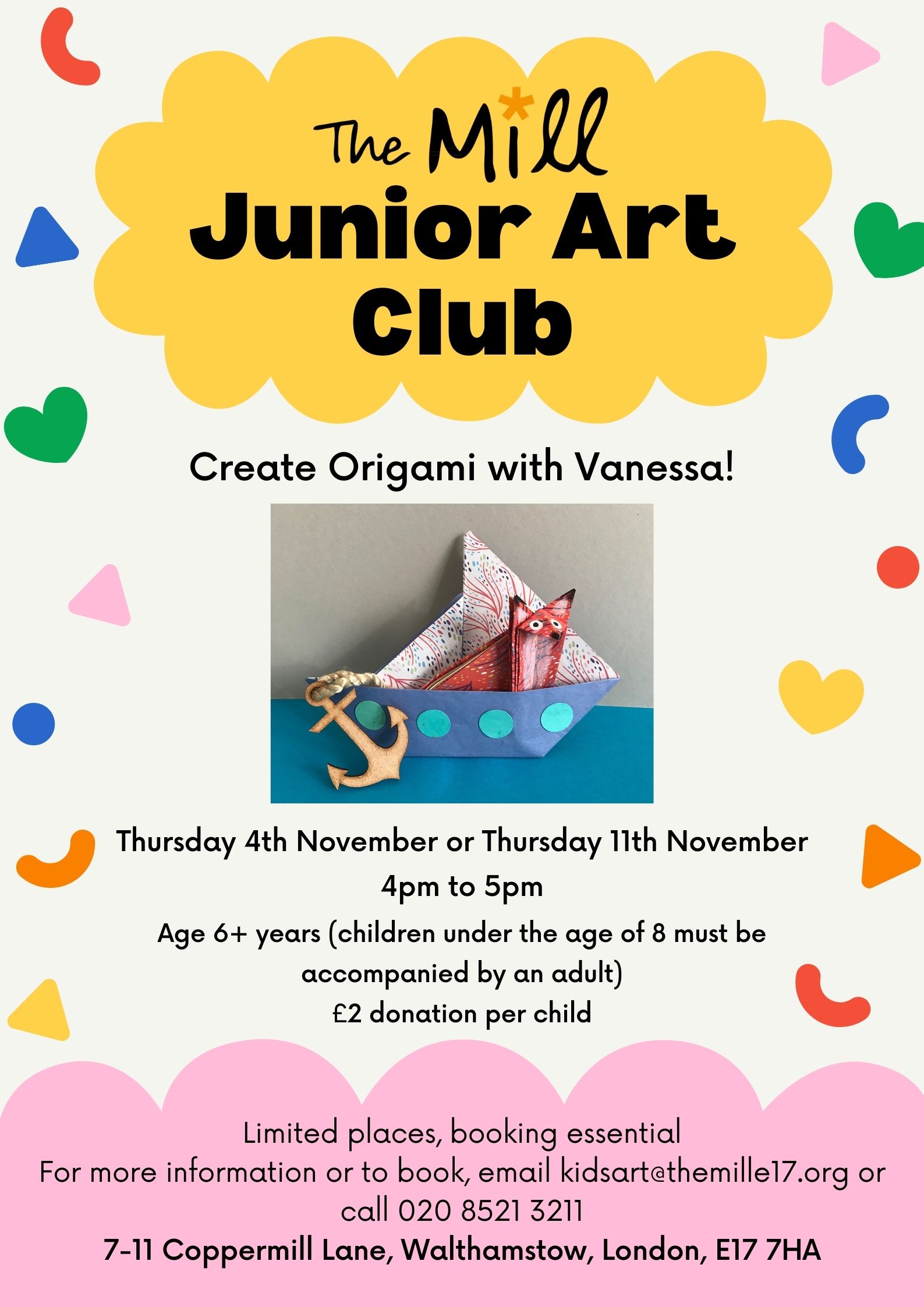 Create Origami with Vanessa!