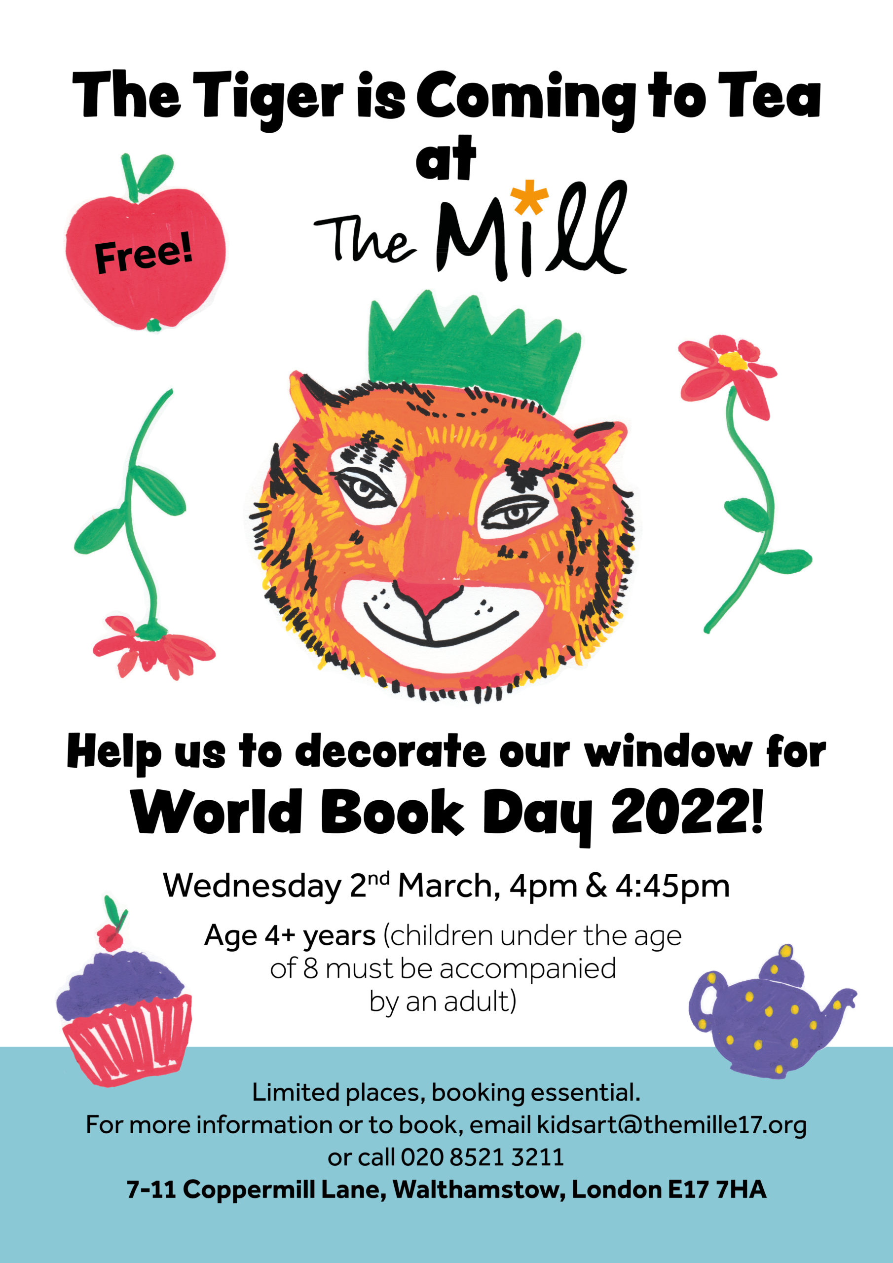 The Tiger is Coming to Tea at The Mill