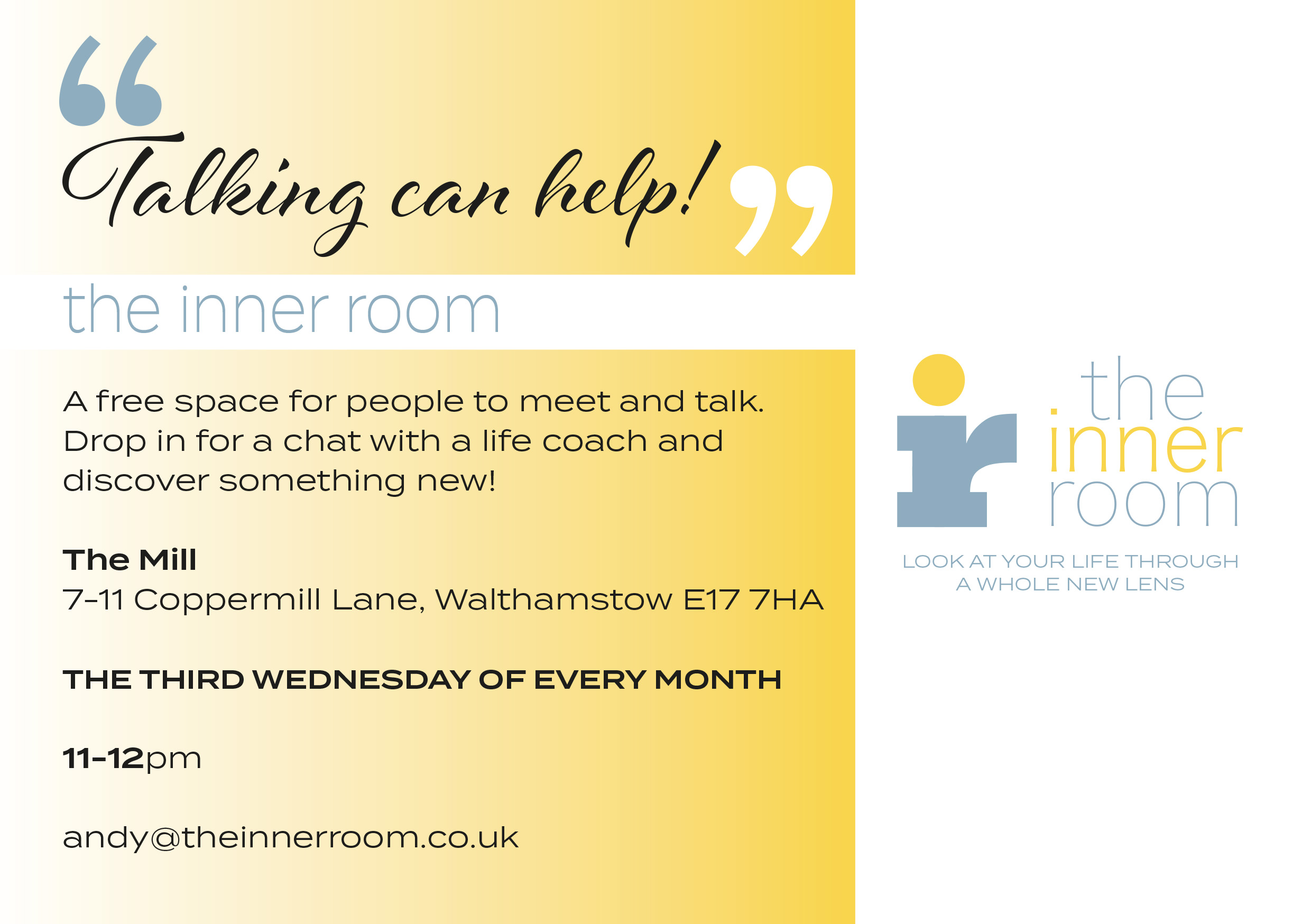 The Inner Room- free life coaching