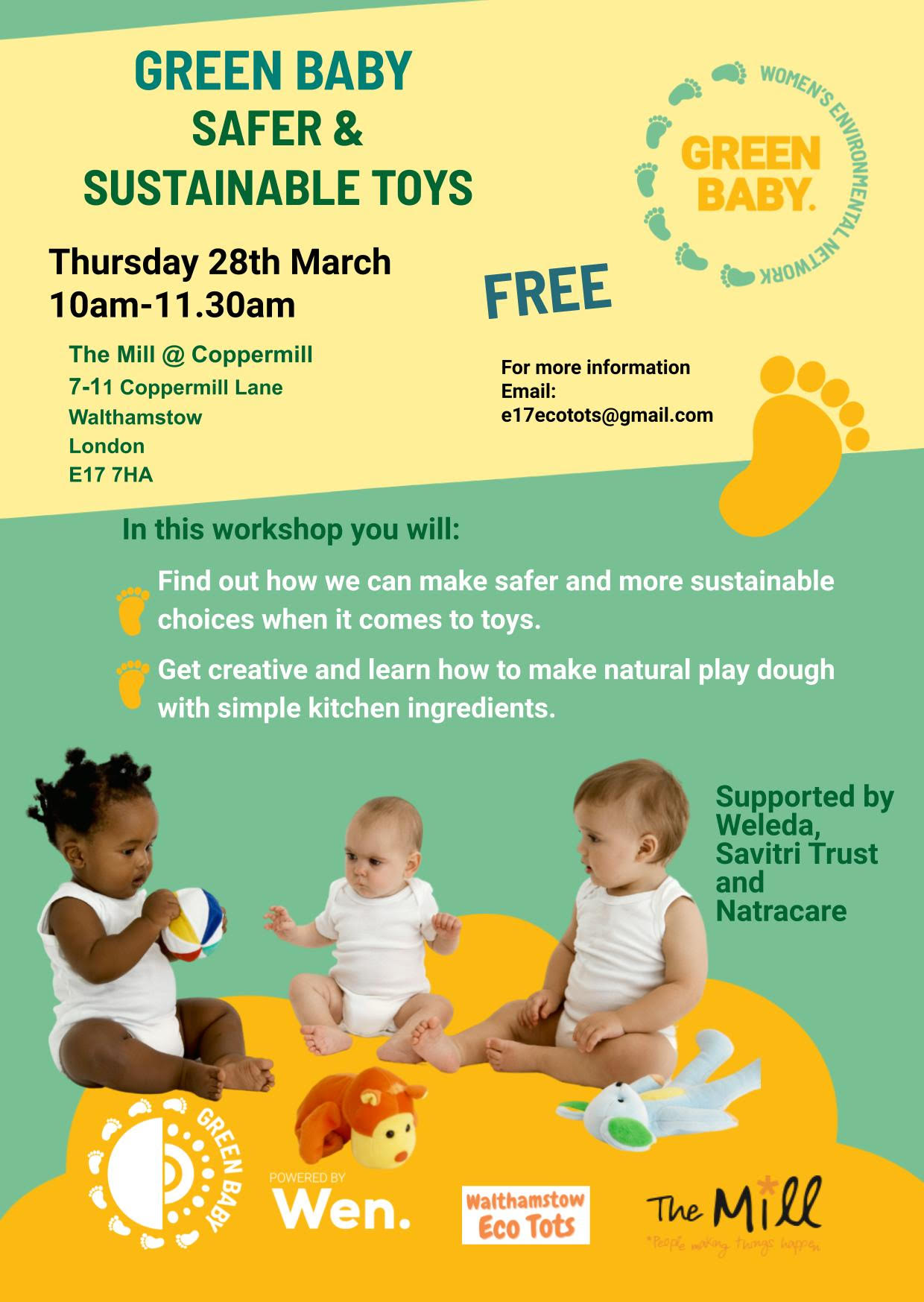 Walthamstow Eco Tots: Safer and Sustainable Toys Workshop