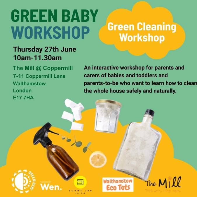 Walthamstow Eco Tots: Green baby cleaning workshop