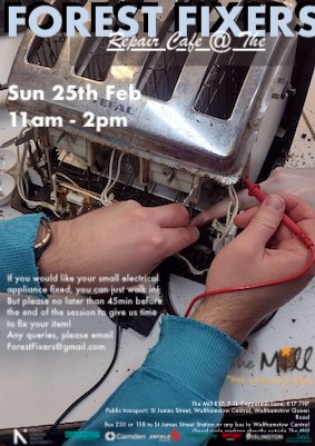 Repair Cafe at The Mill E17