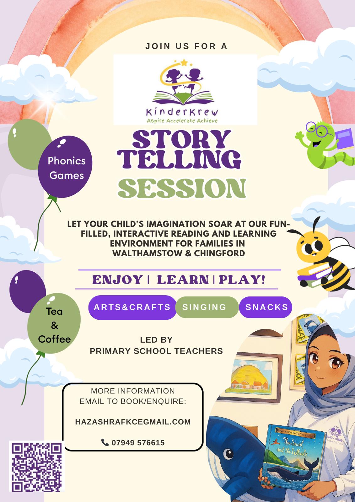 Kinderkrew story time