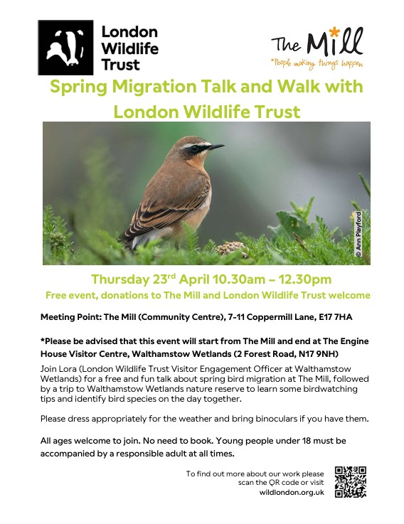 Spring Migration Talk and Walk with London Wildlife Trust