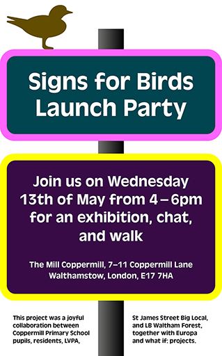 Signs for Birds - celebration event