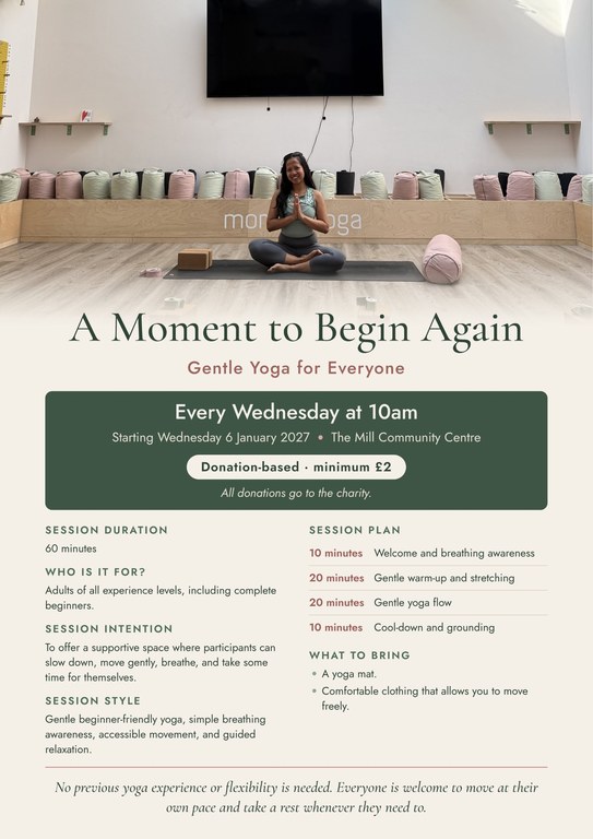 A Moment to Begin Again Gentle Yoga for Everyone